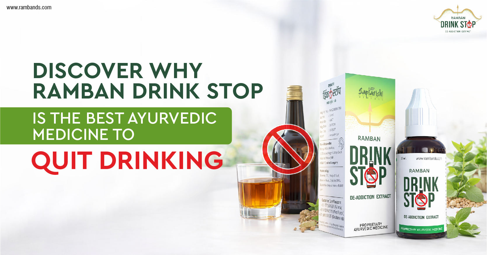 Discover Why Ramban Drink Stop is the Best Ayurvedic Medicine to Quit Drinking